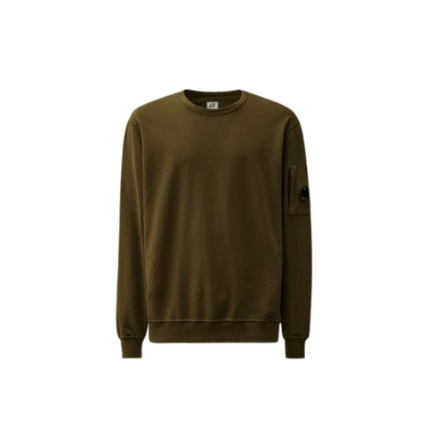 C.P. COMPANY LIGHT FLEECE CREW NECK SWEATSHIRT