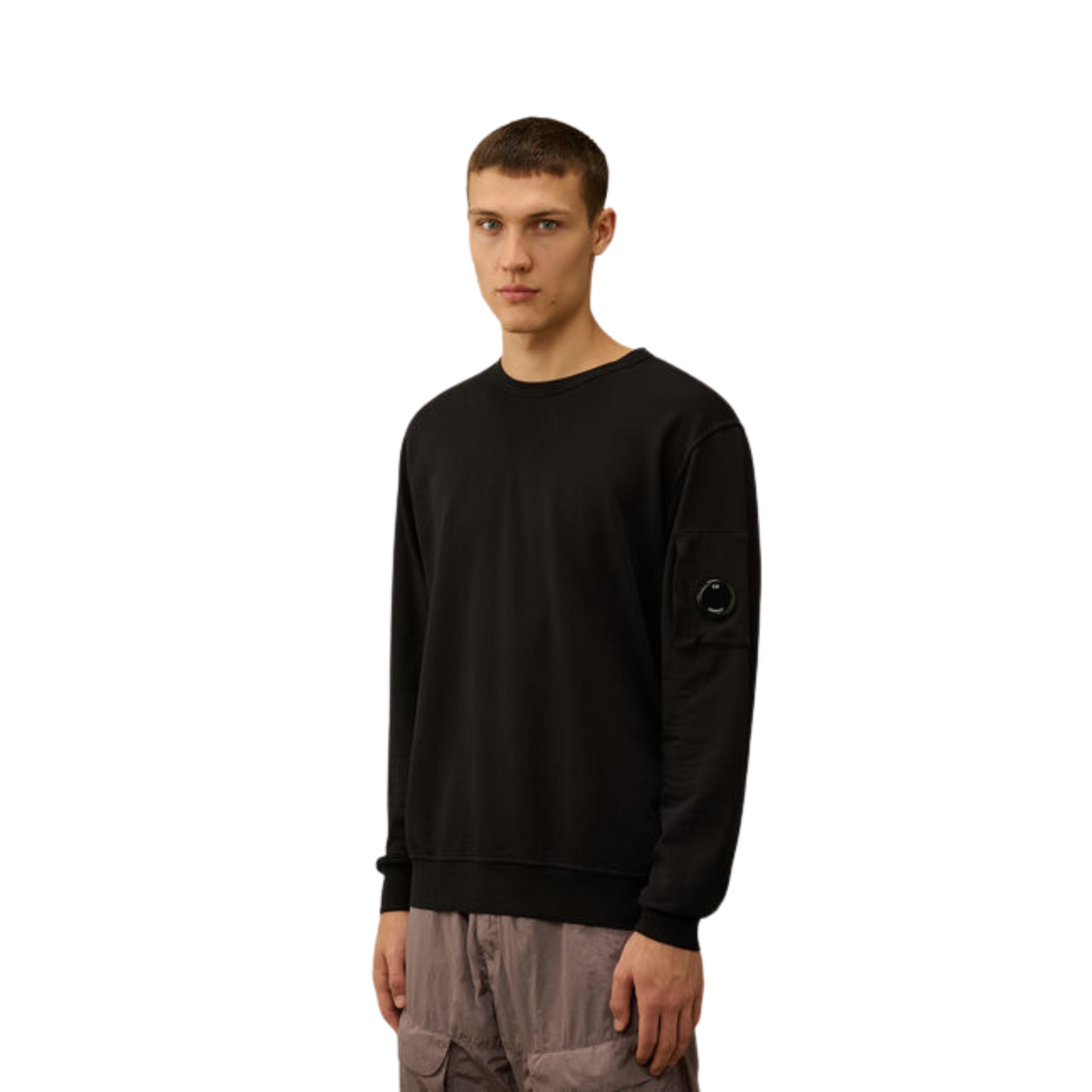 C.P. COMPANY LIGHT FLEECE CREW NECK SWEATSHIRT