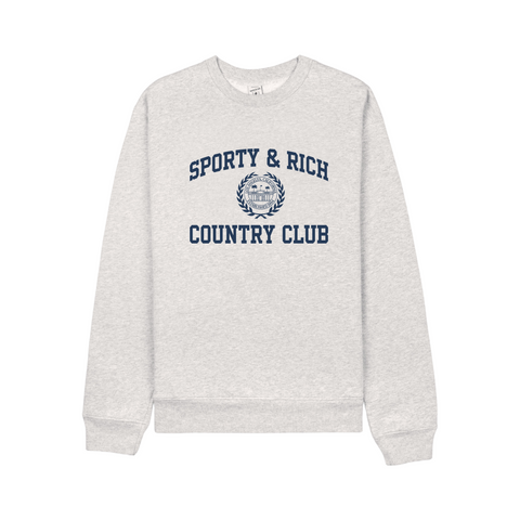 SPORTY & RICH VARSITY CREST CREWNECK