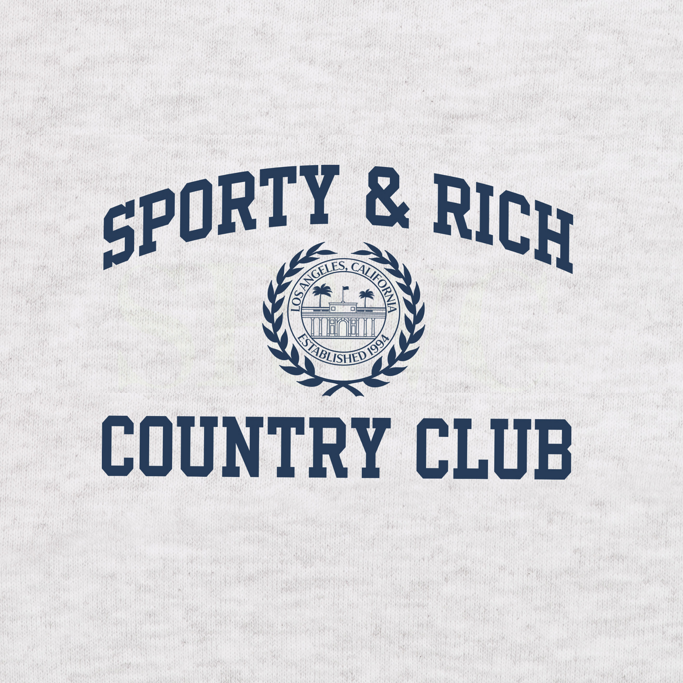 SPORTY & RICH VARSITY CREST CREWNECK