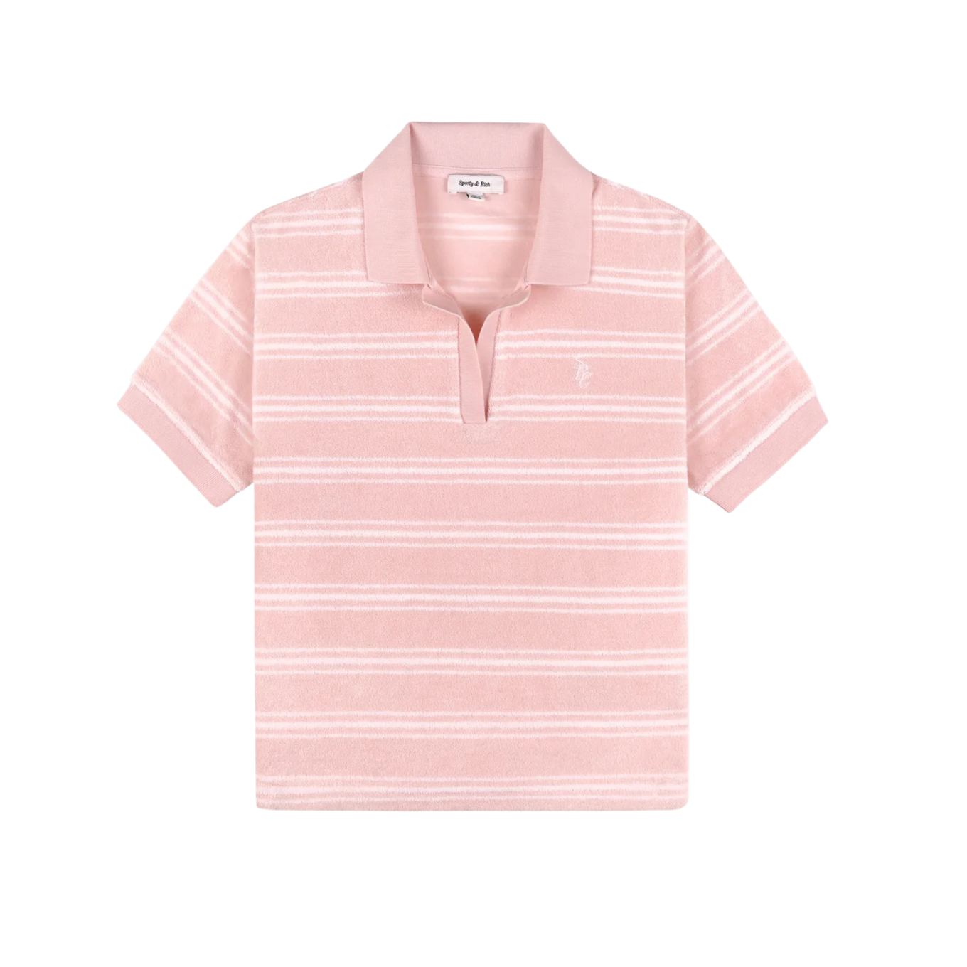 SPORTY & RICH SRC TERRY POLO