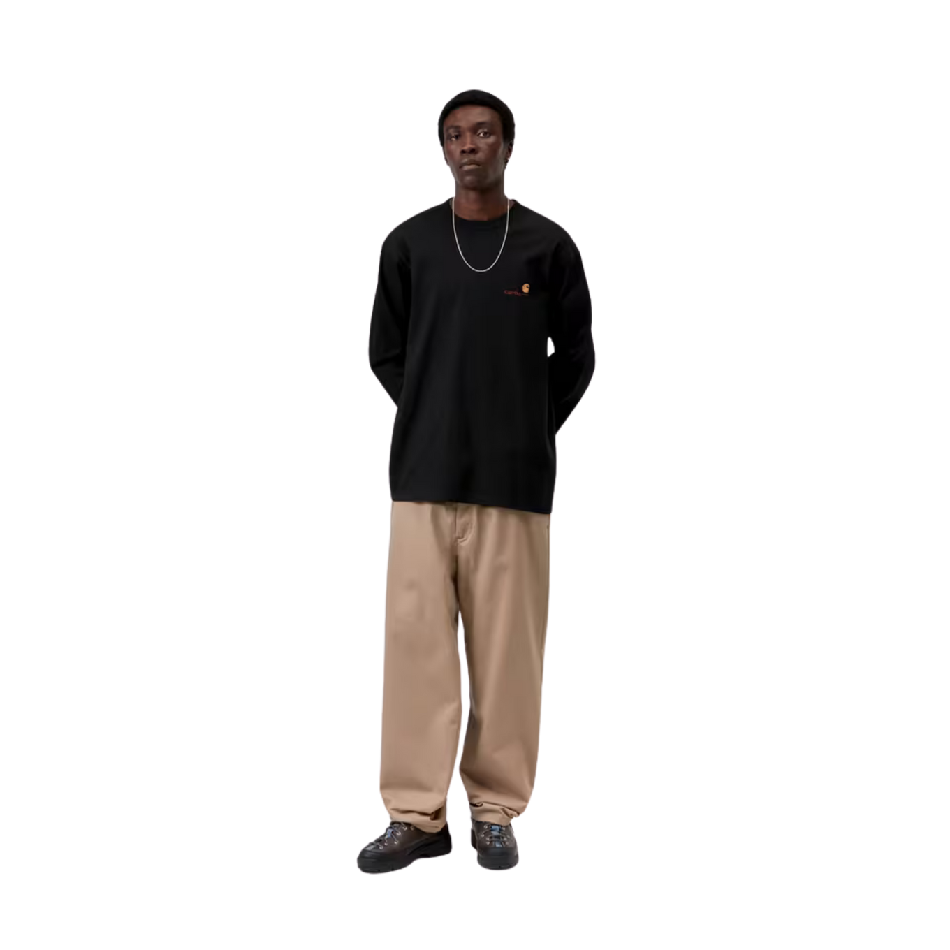 CARHARTT WIP L/S AMERICAN SCRIPT T-SHIRT