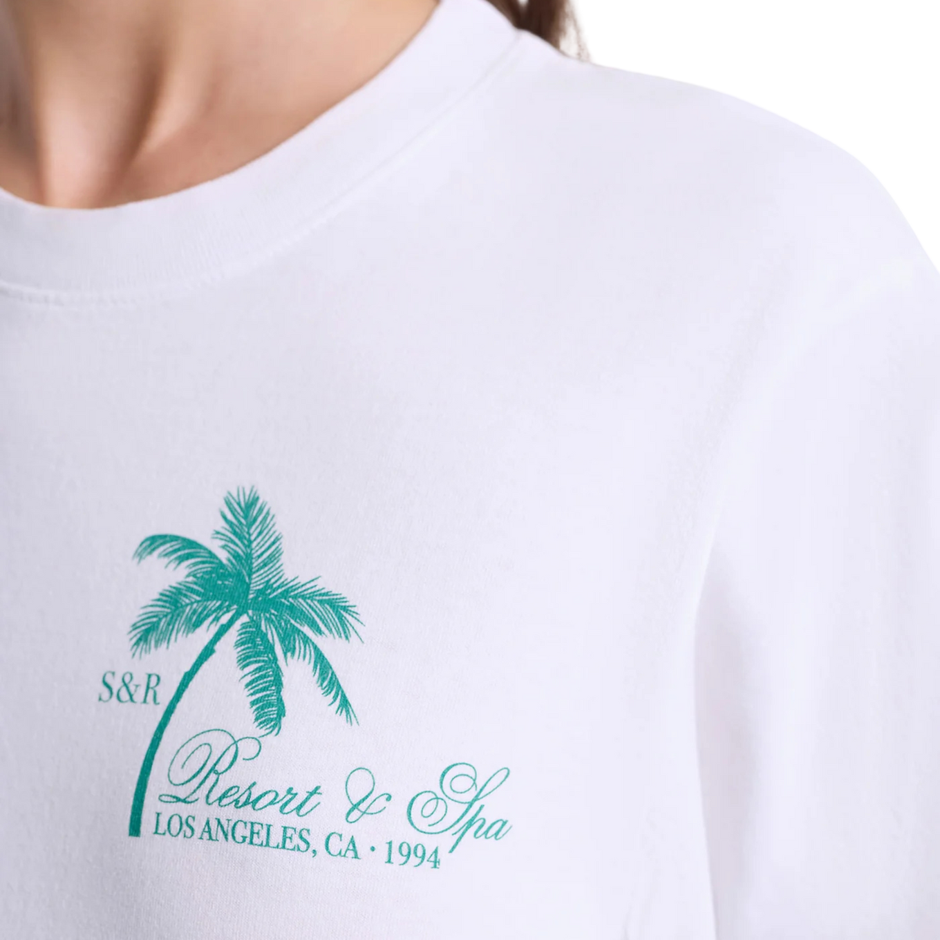 SPORTY & RICH PALMS T-SHIRT