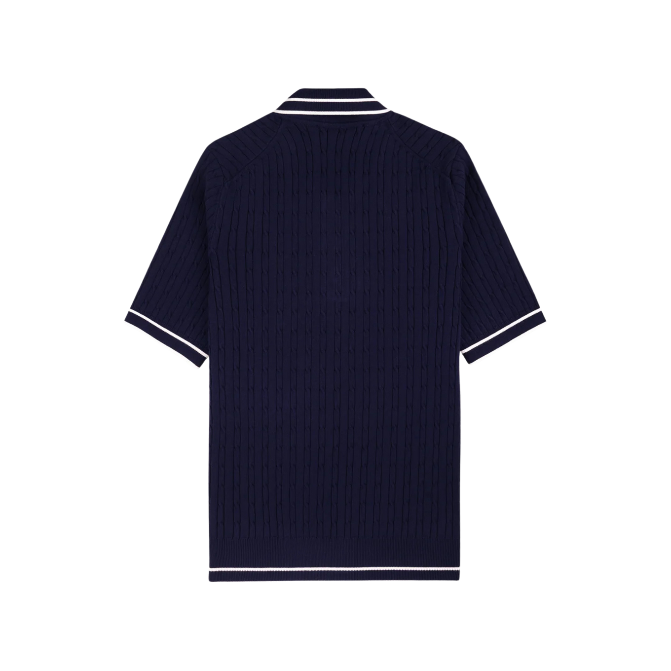 SPORTY & RICH SIGNATURE LOGO MINI CABLE POLO