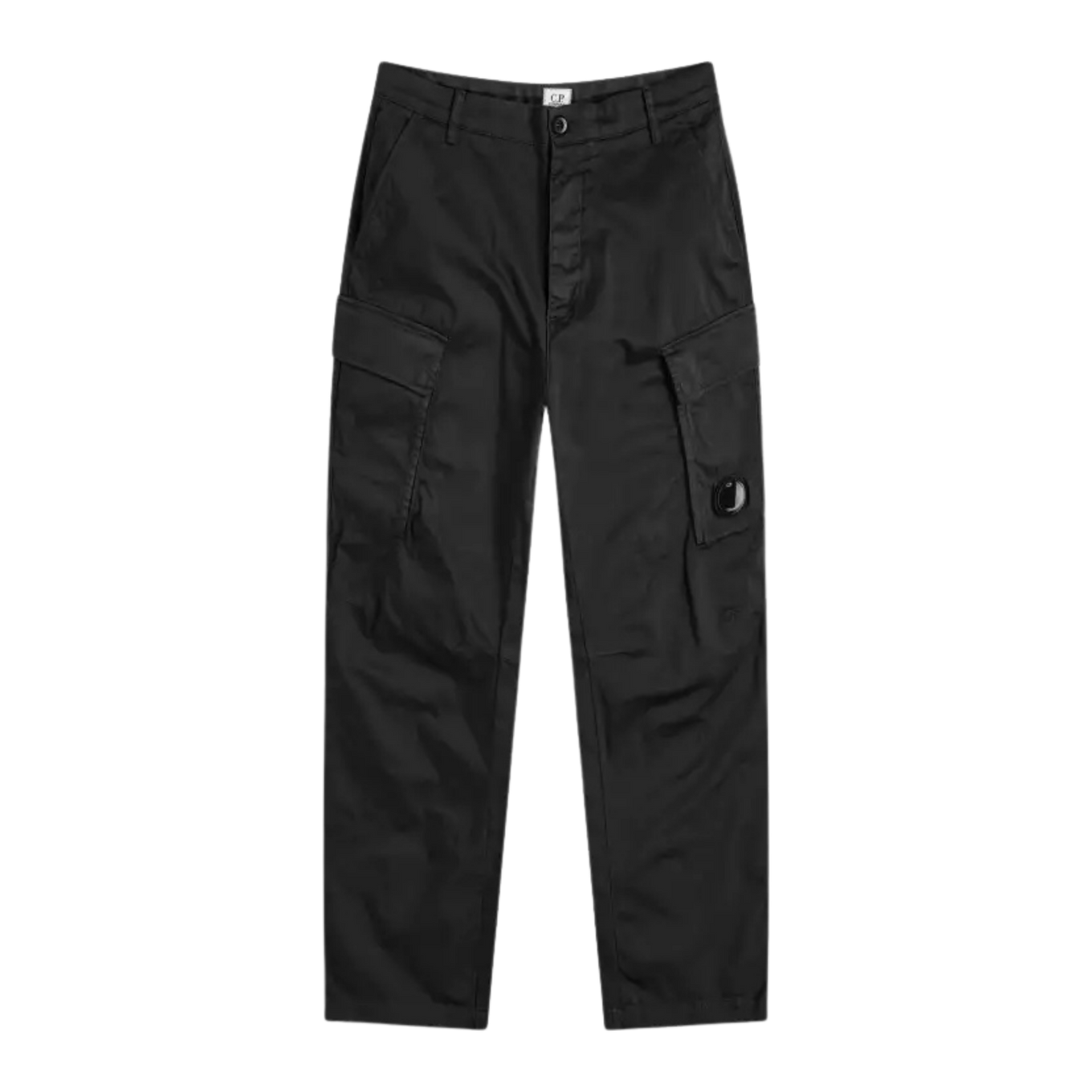 C.P. COMPANY STRETCH SATEEN LOOSE CARGO PANTS