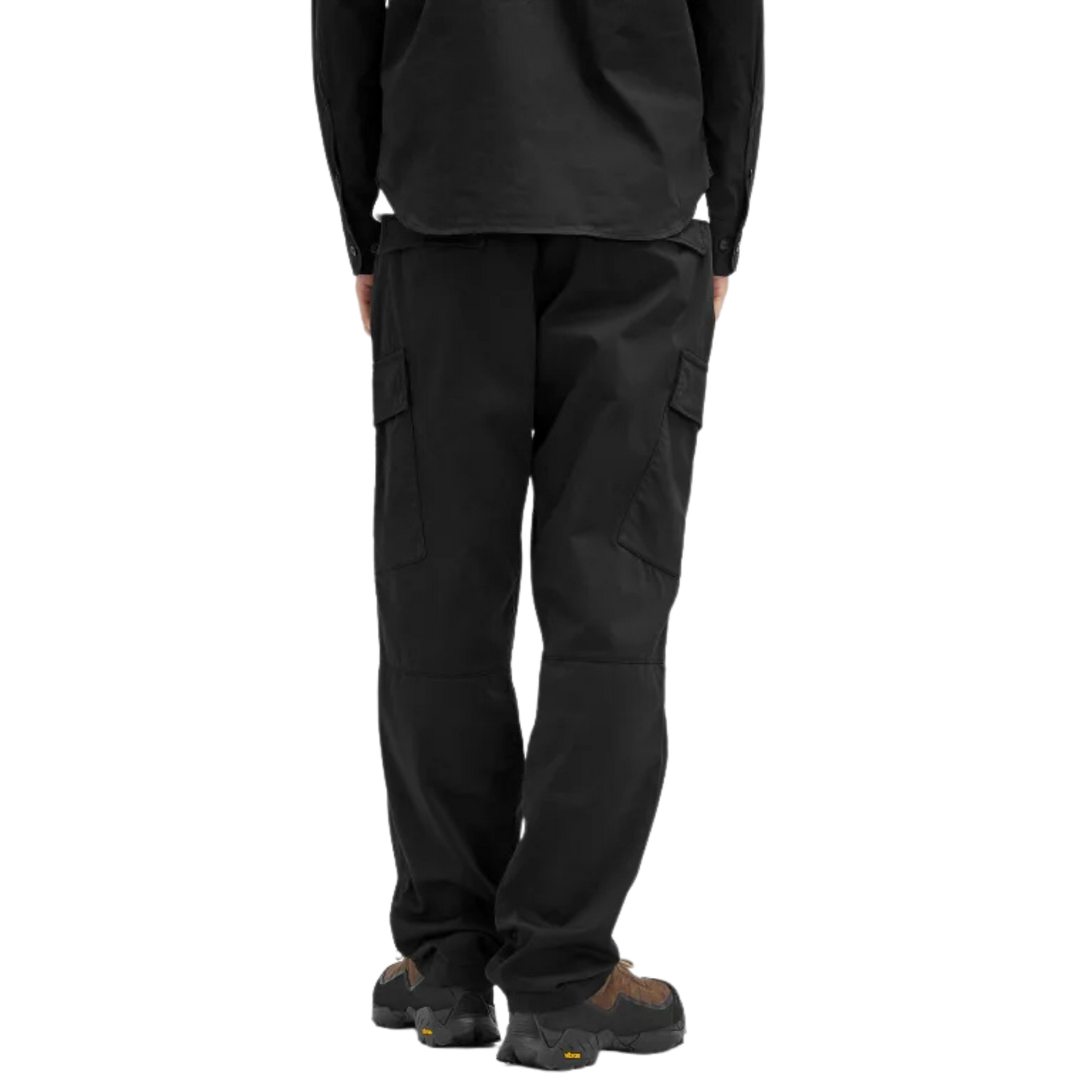 C.P. COMPANY STRETCH SATEEN LOOSE CARGO PANTS