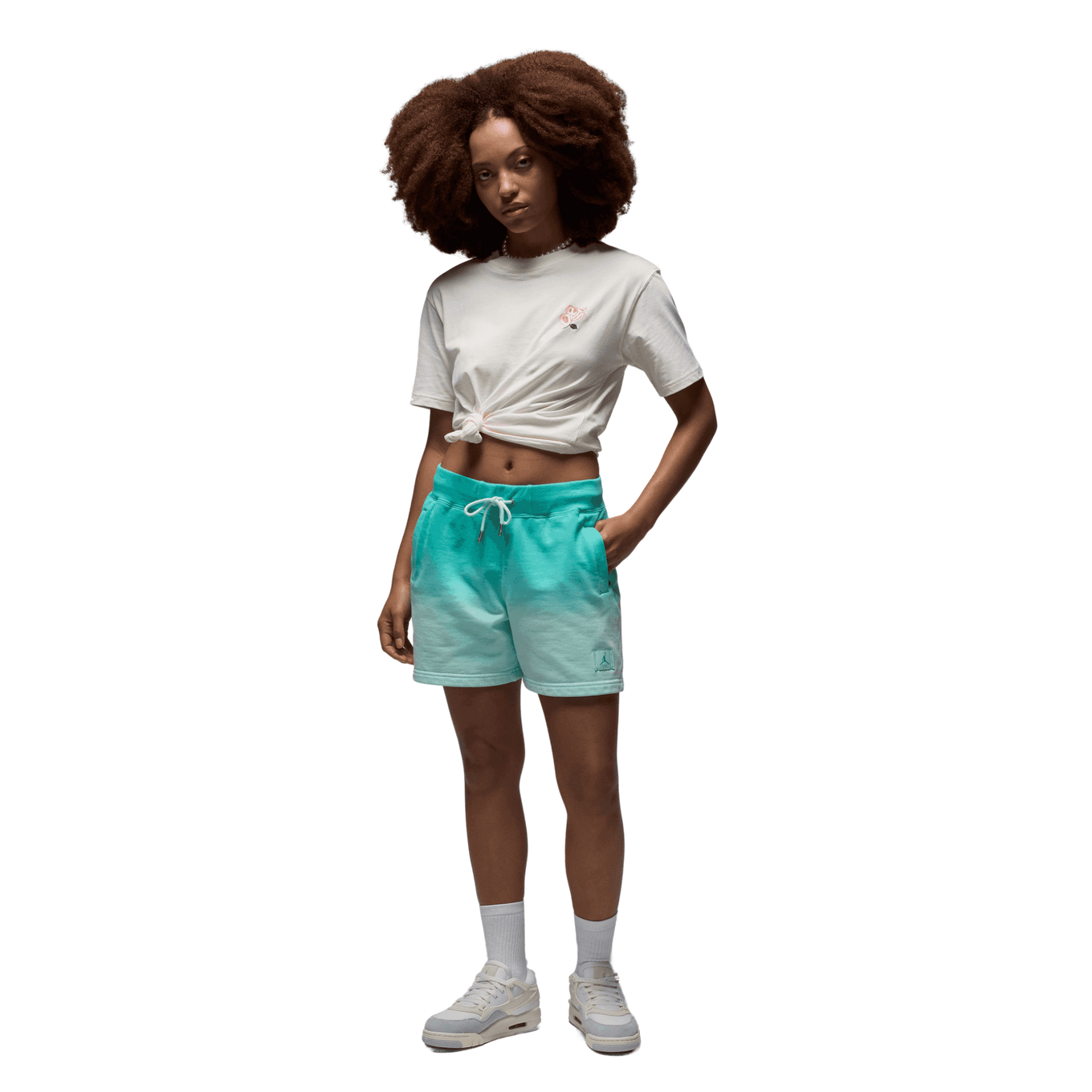 NIKE W J SS GF GFX TEE ROSE