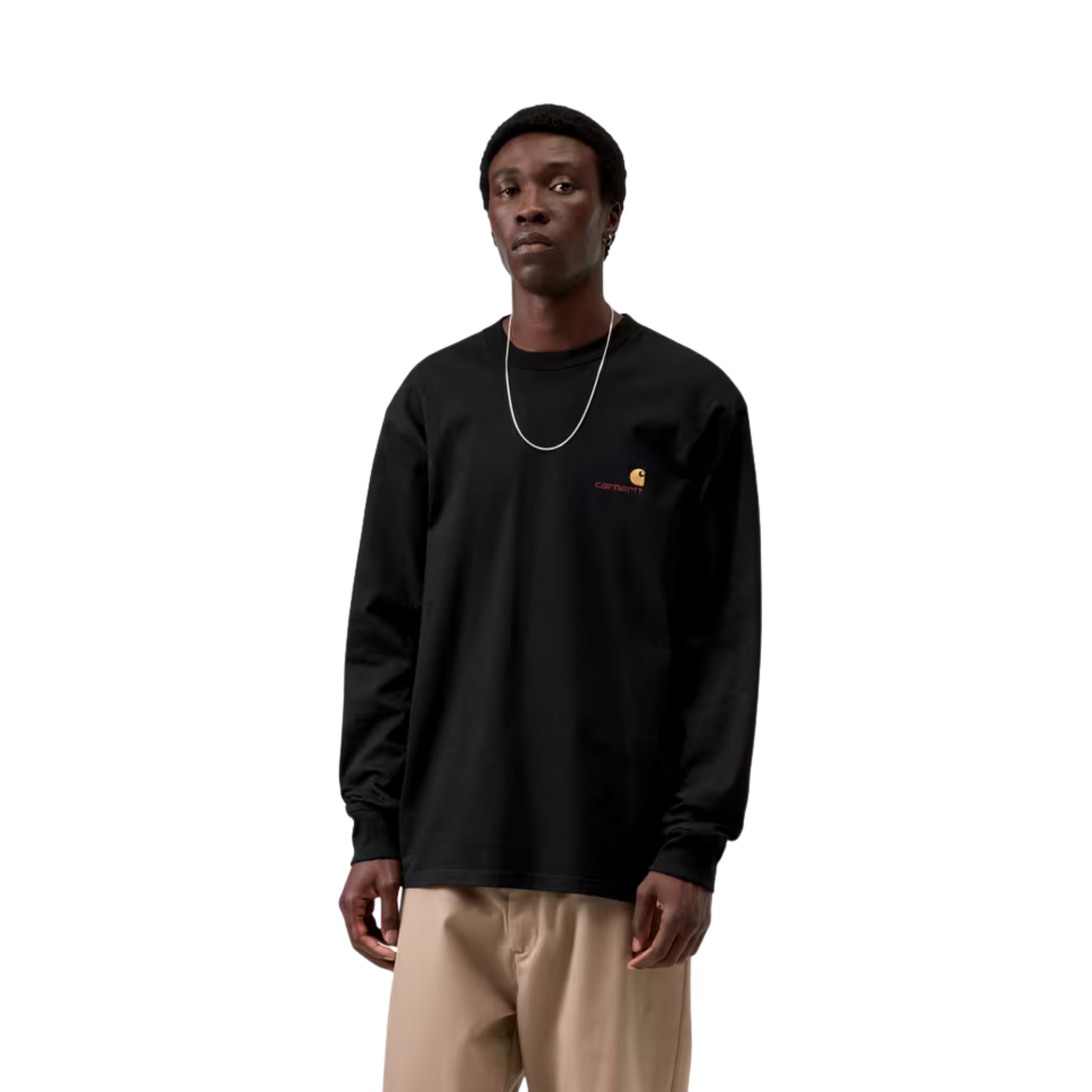 CARHARTT WIP L/S AMERICAN SCRIPT T-SHIRT
