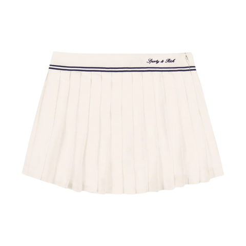 SPORTY & RICH SIGNATURE LOGO ABIGAIL SKIRT