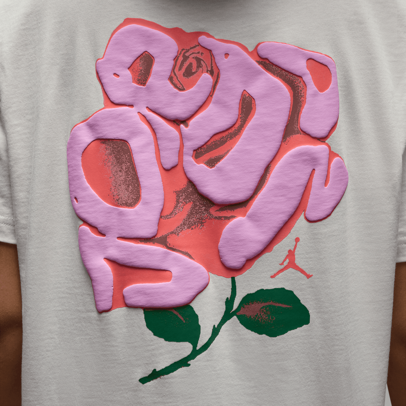 NIKE W J SS GF GFX TEE ROSE