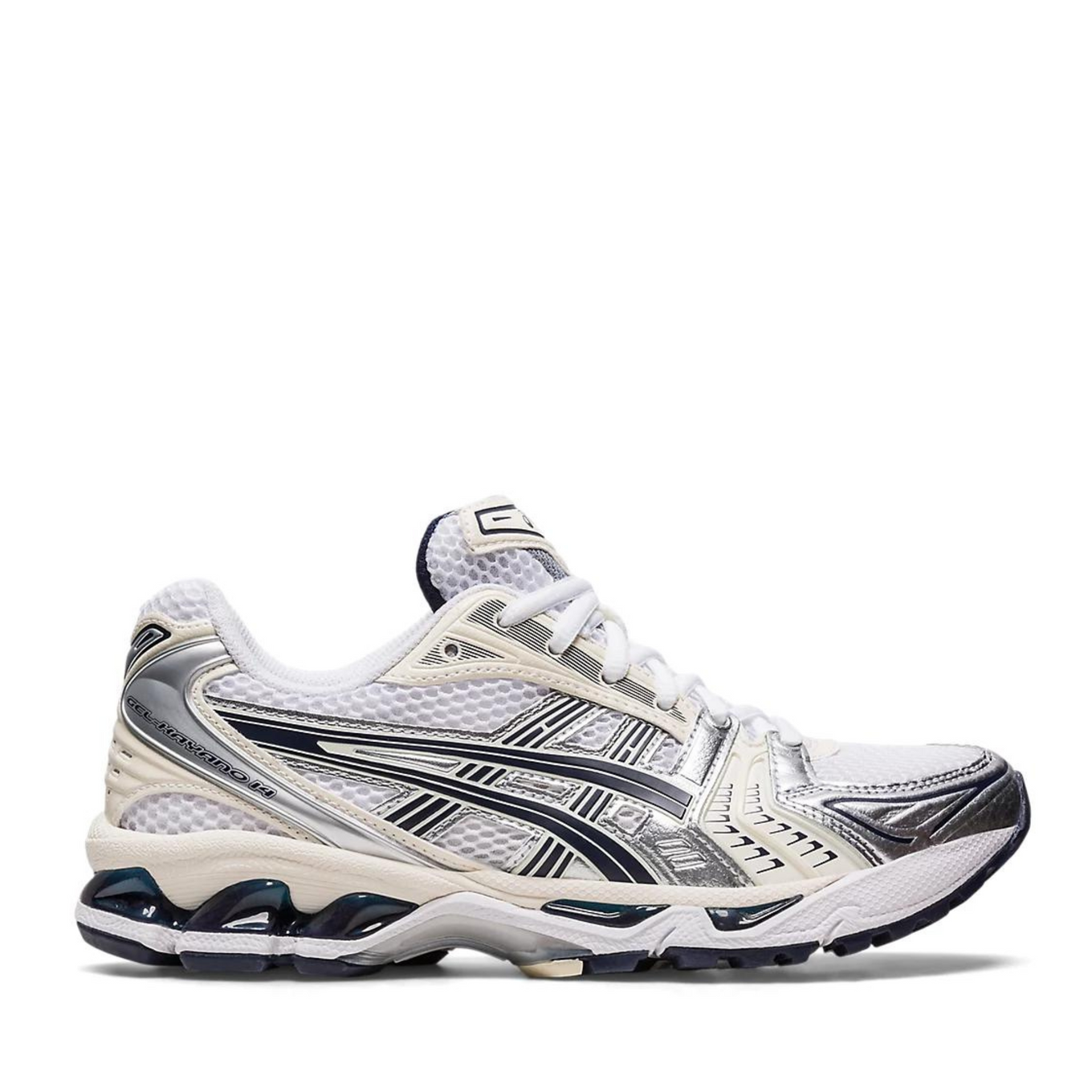 All white asics kayano hotsell