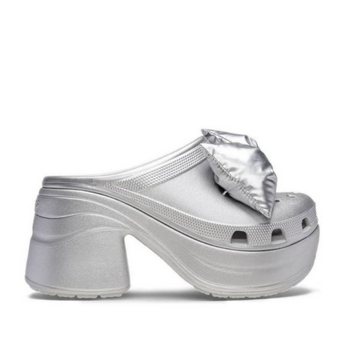 CROCS SIREN METALLIC BOW CLOG