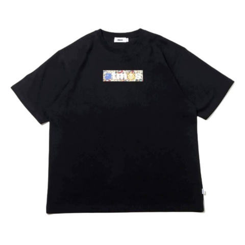 ATMOS × ONE PIECE WANTED POSTER BOX LOGO T-SHRTS BLACK X TRAFALGAR LAW