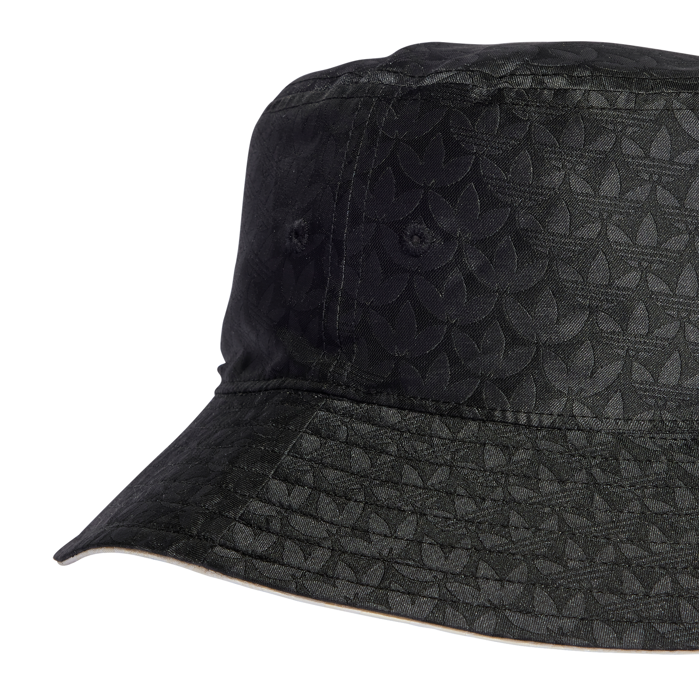adidas Monogram Print Bucket Hat - Black