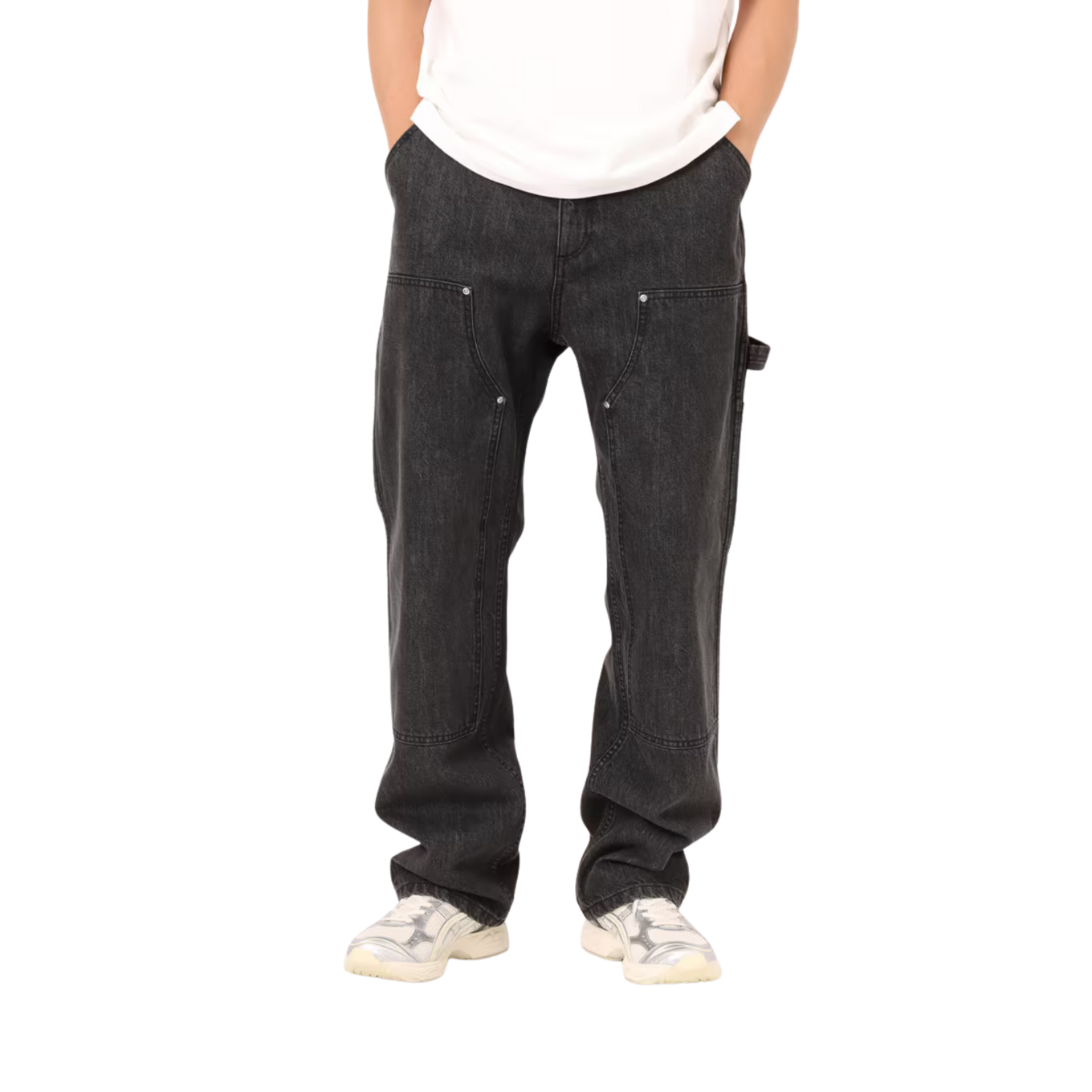 ATMOS DOUBLE KNEE DENIM PANTS