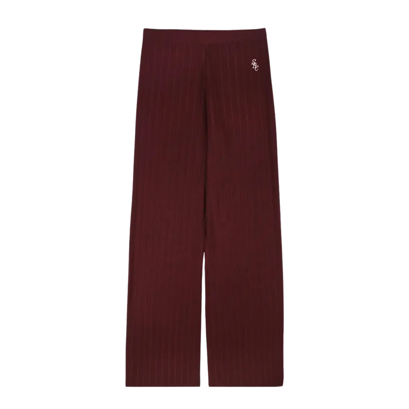 SPORTY & RICH SRC RIBBED TROUSERS