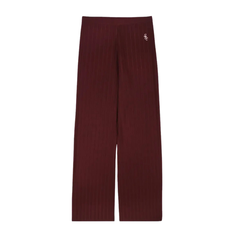 SPORTY & RICH SRC RIBBED TROUSERS