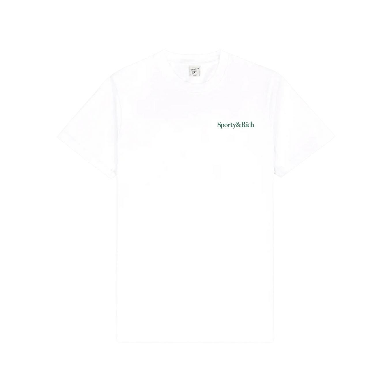 SPORTY & RICH DRINK MORE WATER T-SHIRT