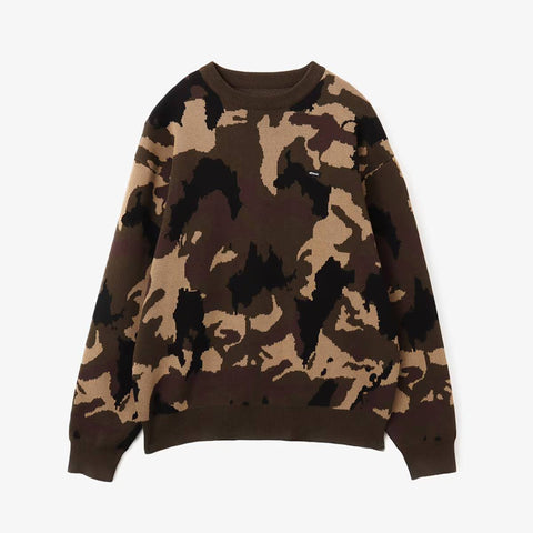 ATMOS SMALL LOGO PATCH KNIT SWEATER