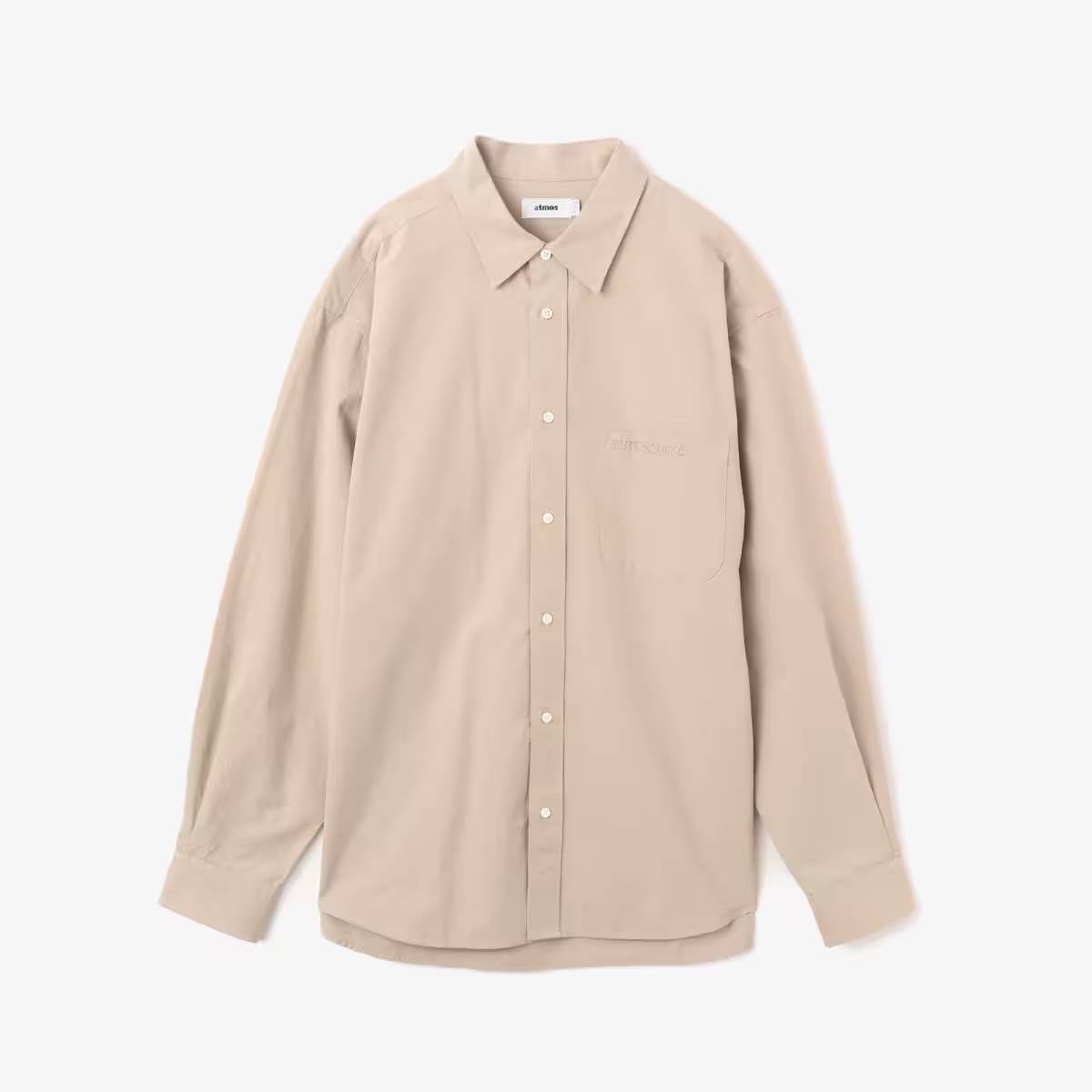 ATMOS COTTON WASHER BROAD SHIRT