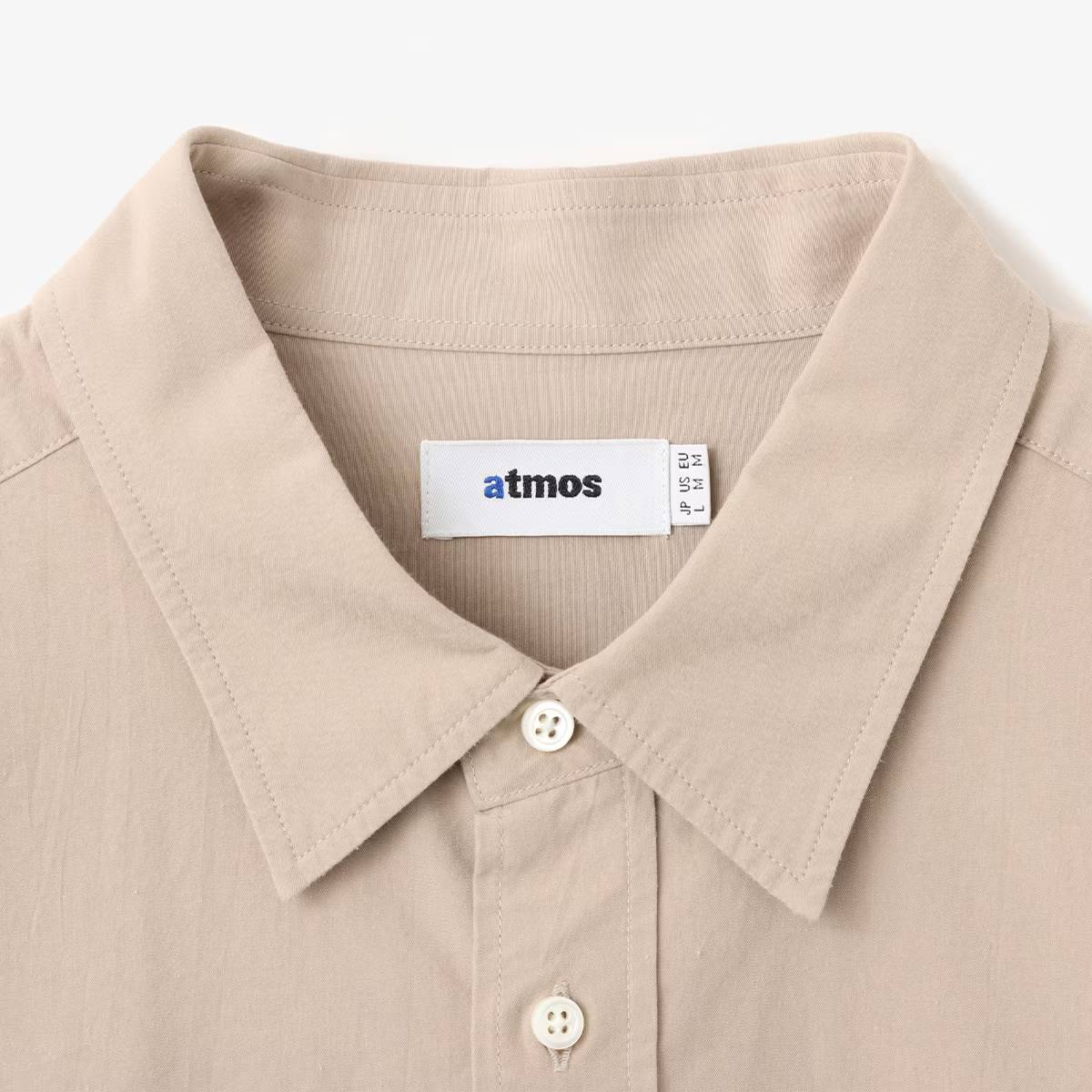 ATMOS COTTON WASHER BROAD SHIRT