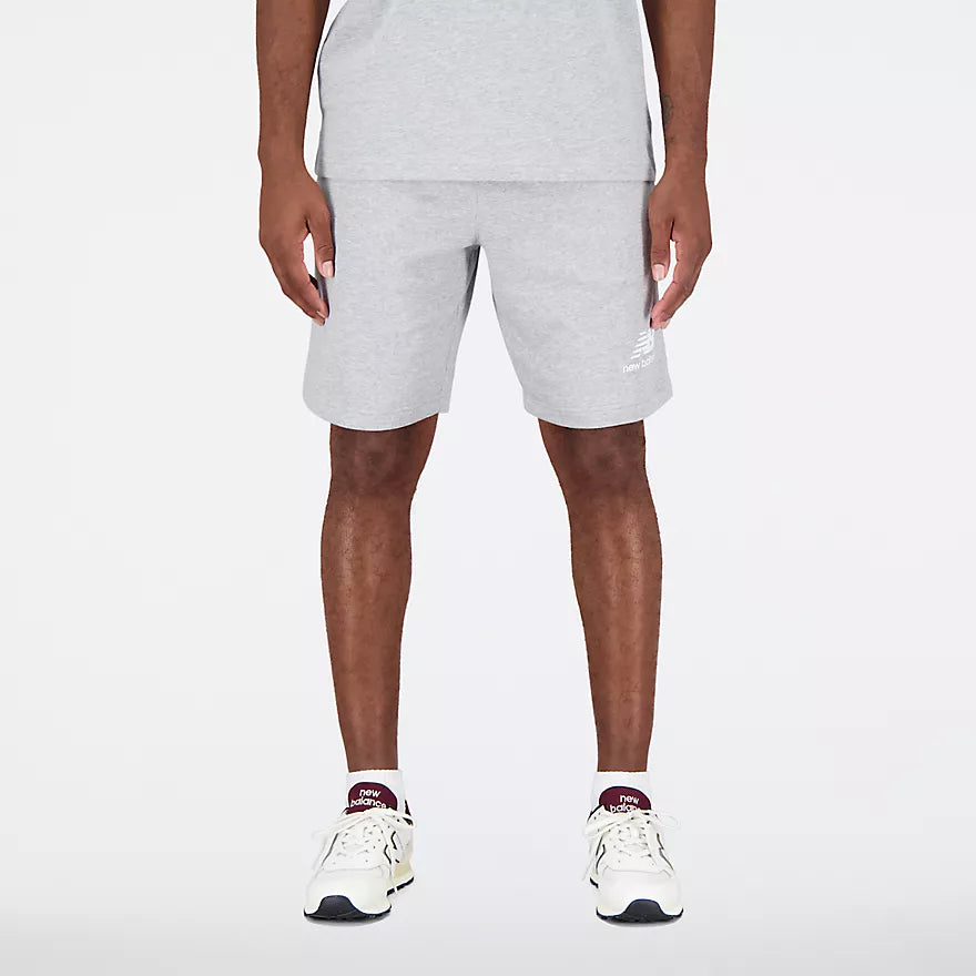 NEW BALANCE ESSENTIALS STACKED LOGO FRENCH TERRY SHORT