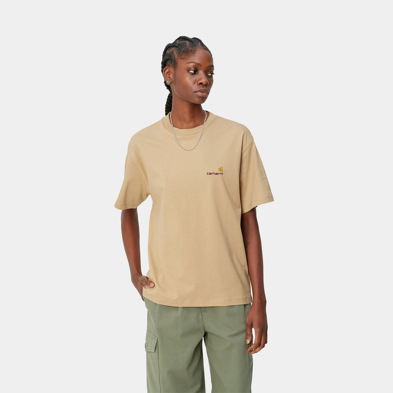 CARHARTT WIP W S S AMERICAN SCRIPT T SHIRT