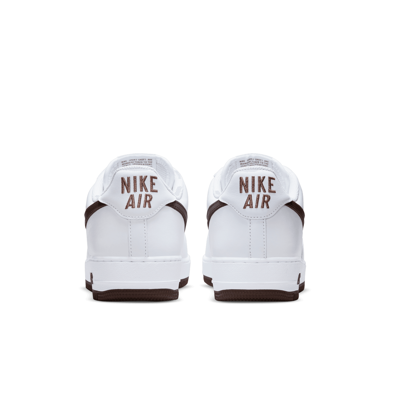 Nike Air Force 1 Low Retro - White / Chocolate / Metallic Gold 7.5
