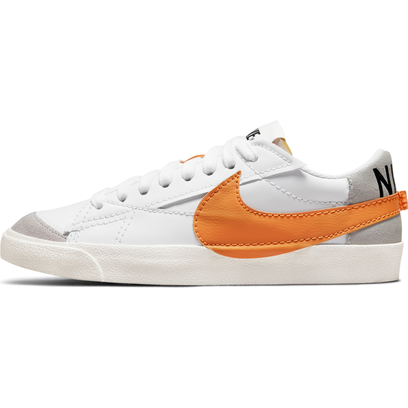 Blazer low sneaker white/ fuel shop orange